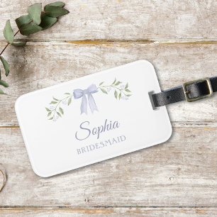 Aquarell Blumen Brautjungfer Geschenkvorschlag Gepäckanhänger