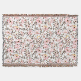 Aquarell Blumen Decke