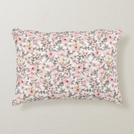 Aquarell Blumen Dekokissen