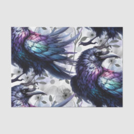 Aquarell Blumen Floral Raven Botanicals Seidenpapier