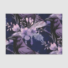 Aquarell Blumen Floral Raven Botanicals Seidenpapier