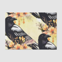 Aquarell Blumen Floral Raven Botanicals Seidenpapier