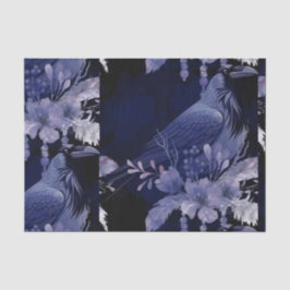 Aquarell Blumen Floral Raven Botanicals Seidenpapier