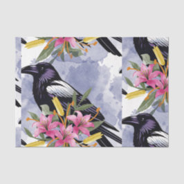 Aquarell Blumen Floral Raven Botanicals Seidenpapier