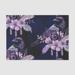 Aquarell Blumen Floral Raven Botanicals Seidenpapier