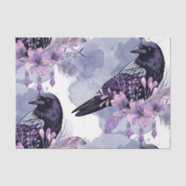 Aquarell Blumen Floral Raven Botanicals Seidenpapier