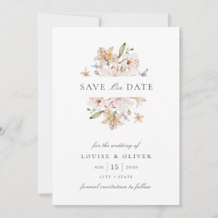 Aquarell-Blumen-Foto-Hochzeit Termin vormerken Save The Date