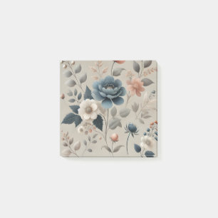 Aquarell-Blumen-Frühlings- & Sommer-Design Post-it Klebezettel