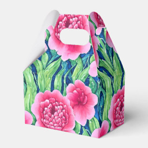 Aquarell-Blumen-Geschenkbox Geschenkschachtel