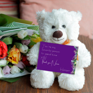 Aquarell-Blumen Großmutter Muttertag Feiertagspostkarte