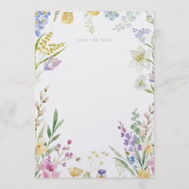Aquarell Blumen Hochzeitseinladungsvorschau Einladung
