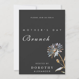 Aquarell-Blumen-Muttertags-Brunch Einladung