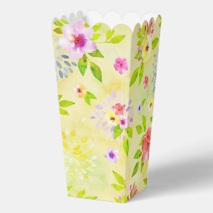 Aquarell-Blumen nahtloses Muster 1 Geschenkschachtel