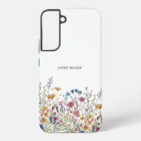 Aquarell-Blumen personalisiert
