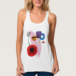 Aquarell Blumen Tank Top