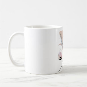 Aquarell-Blumen-Tasse Kaffeetasse