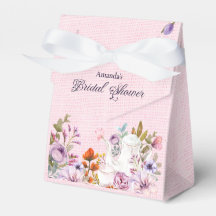 Aquarell-Blumen-Teeparty-Thema-Brautparty