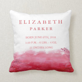 Aquarell Blumengarten Kindergarten Pilze Kissen