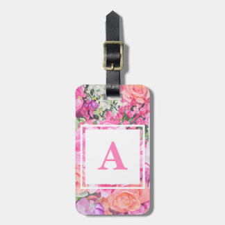 Aquarell-BlumenGepäckanhänger Gepäckanhänger