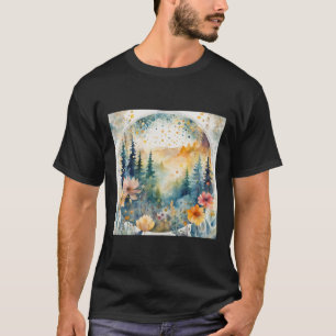 Aquarell-Blumenmuster 1 T-Shirt