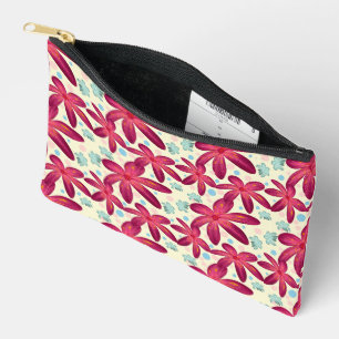 Aquarell-Blumenmuster-Geschenk Zubehörtasche
