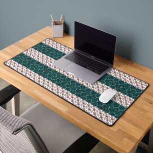 Aquarell-Blumenmuster Schreibtischunterlage