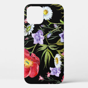 Aquarell-Blumenstrauß: Nahtloses Muster Case-Mate iPhone Hülle