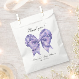 Aquarell-Bogen-Polka-Punkt-Baby-Shower-Dankeschön Geschenktütchen