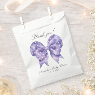 Aquarell-Bogen-Polka-Punkt-Baby-Shower-Dankeschön Geschenktütchen