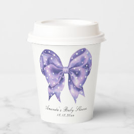 Aquarell-Bogen-Polka-Punkte-Baby-Party Pappbecher