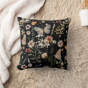 Aquarell Boho Floral  Kissen