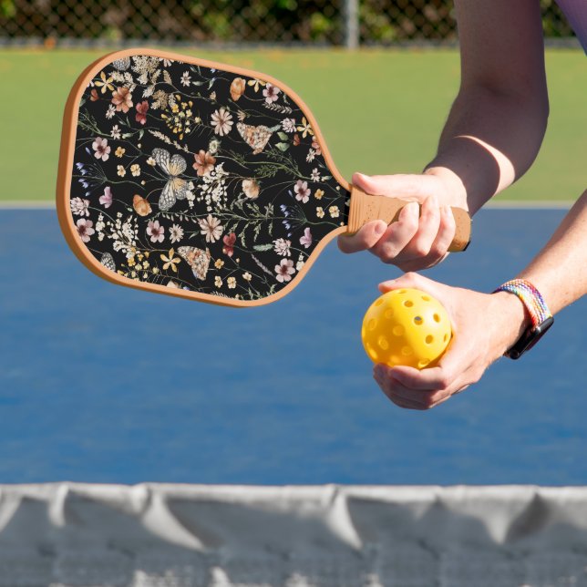 Aquarell Boho Floral  Pickleball Schläger (InSitu)