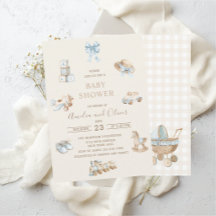Aquarell Boho-Kinderzimmer Junge Baby-Party