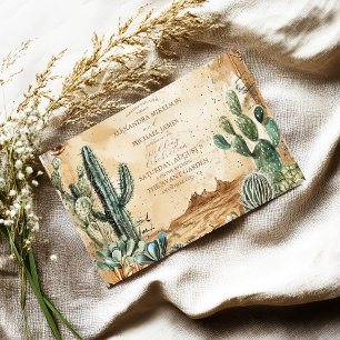 Aquarell Boho Western Einladung