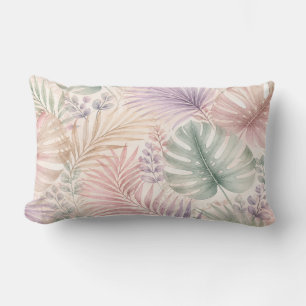 Aquarell Botanische Blätter Kissen
