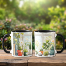 Aquarell-Botanische Pflanzen & Sukkulenten