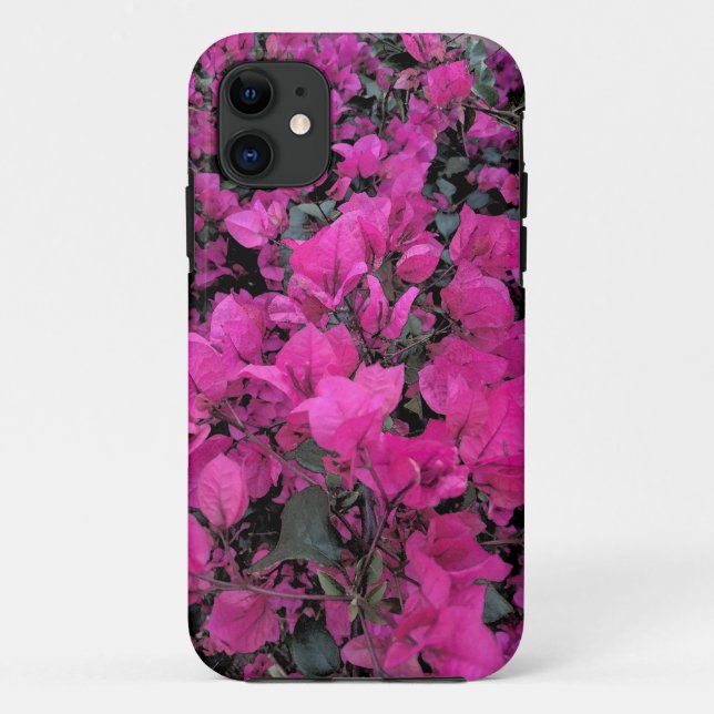 Aquarell-Bougainvillea Case-Mate iPhone Hülle (Rückseite)