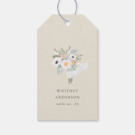 Aquarell Bouquet, Brautparty Nr. Tag Geschenkanhänger