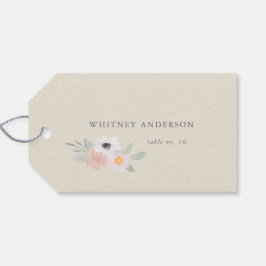 Aquarell Bouquet, Brautparty Nr. Tag Geschenkanhänger