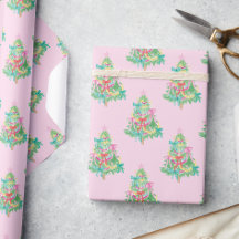 Aquarell Bright Colors Coquette Weihnachtsbaum