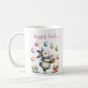 Aquarell Bunny Easter Egg - Pastete Frühling Kaffeetasse