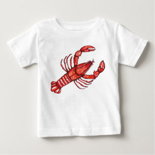 Aquarell Cajun Panzerkrebse Baby T-shirt