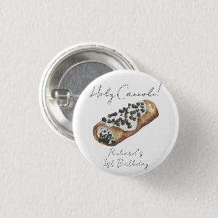 Aquarell Cannoli 1. Geburtstagsfeier Button