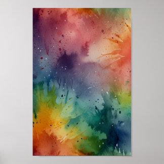 Aquarell Charme Kunst Poster