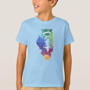 Aquarell Chicago T-Shirt