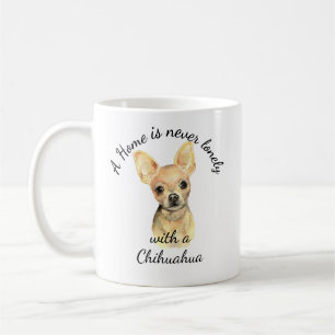 Aquarell-Chihuahua-Hundehaustier-Tier Kaffeetasse