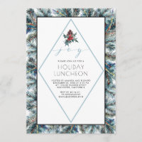 Aquarell Conifier und Pinecones