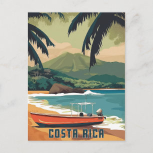 Aquarell Costa Rica Postkarte