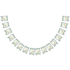 Aquarell Crocodile 2. Geburtstag Wimpelkette