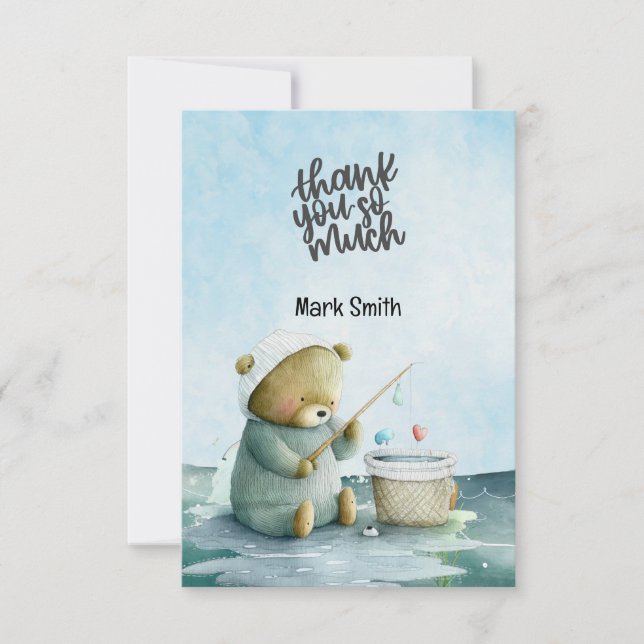 Aquarell Dankeskarte (Vorderseite)